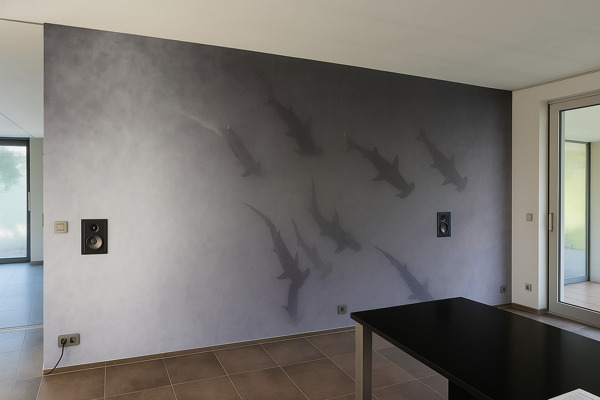 COUSTwall avec imprimé requins